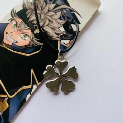 five-leaf clover cartoon neckl...