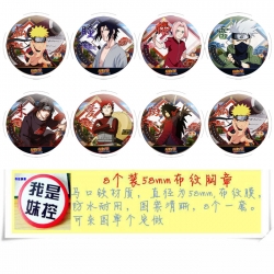 Naruto Anime round Badge cloth...