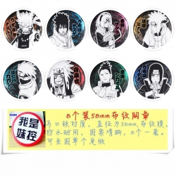 Naruto Anime round Badge cloth...