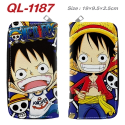 One Piece Anime pu leather lon...