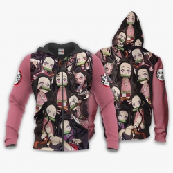 Demon Slayer Kimets Hooded zip...