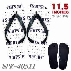 BTS Thickened rubber flip-flop...