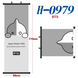 BTS Black plastic rod cloth ha...