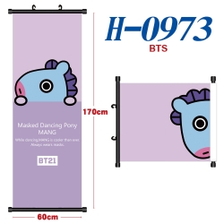 BTS Black plastic rod cloth ha...