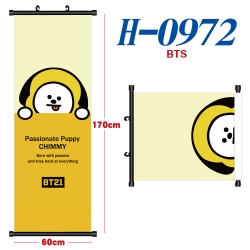 BTS Black plastic rod cloth ha...