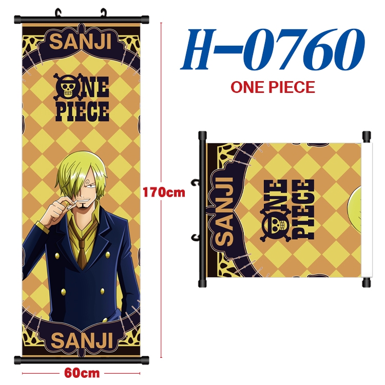 One Piece Black plastic rod cloth hanging canvas painting 60x170cm H-0760