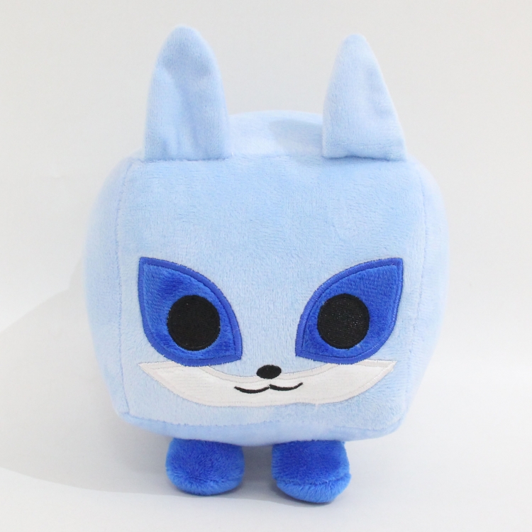 Square cat crystal super soft   pp cotton plush toy  14x10x12cm