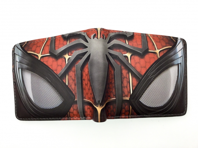 Spiderman two fold  Short wallet 11X9.5CM