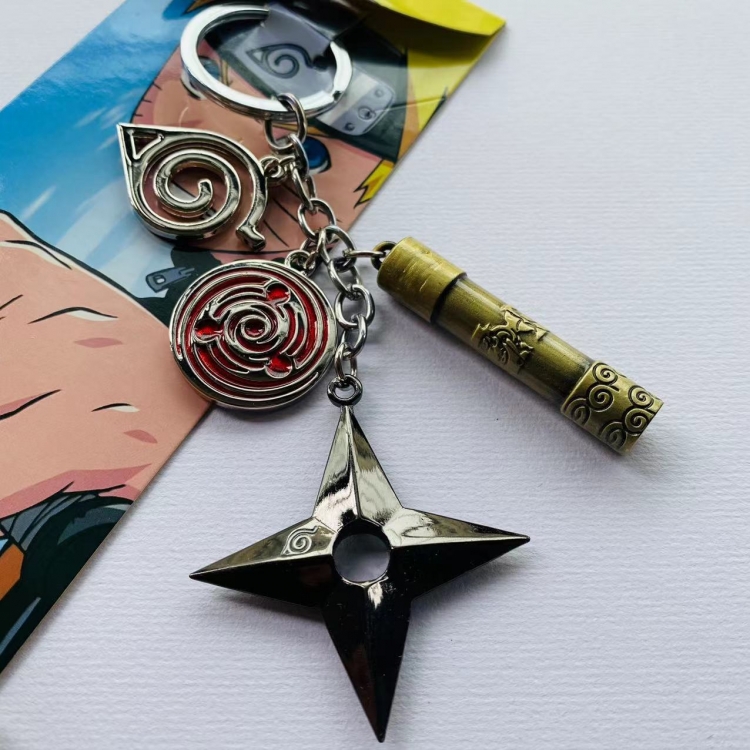 Naruto Anime Cartoon 4 Pendant Keychain Bag Pendant