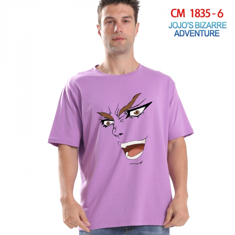 JoJos Bizarre Adventure Printed short-sleeved cotton T-shirt from S to 4XL CM-1835-6