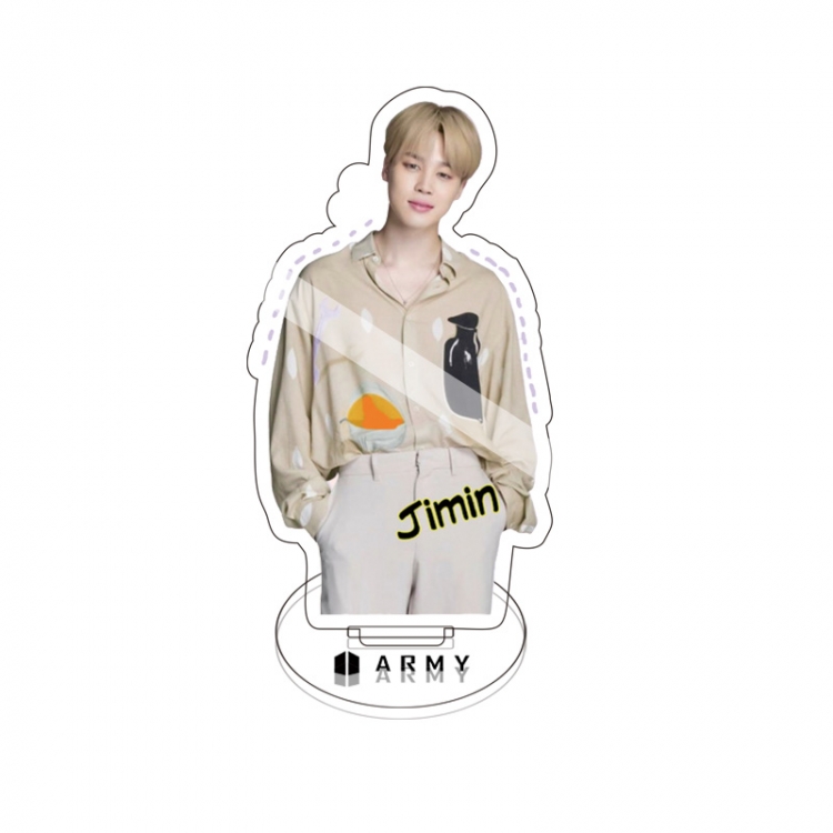 BTS characters acrylic Standing Plates Keychain 10cm