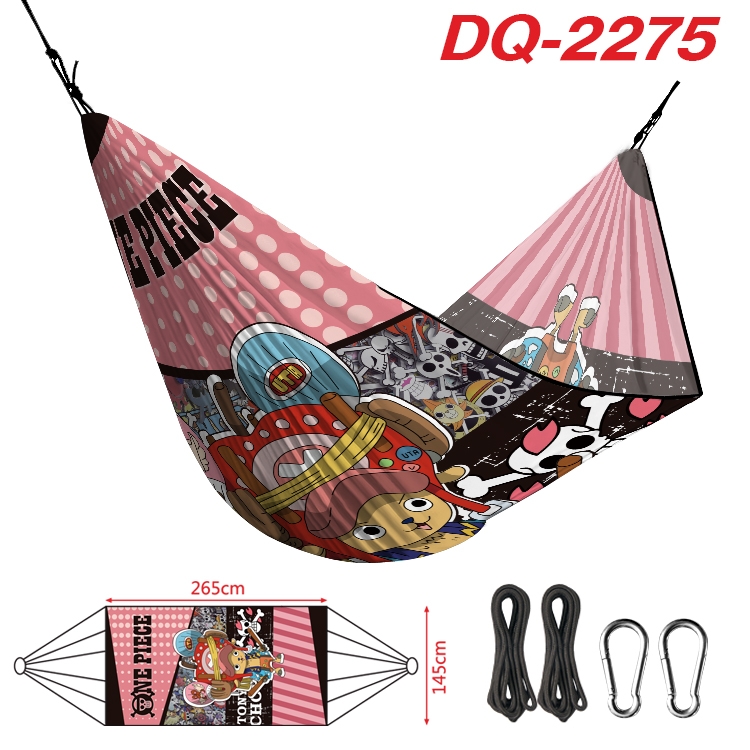 One Piece Outdoor full color watermark printing hammock 265x145cm DQ-2275