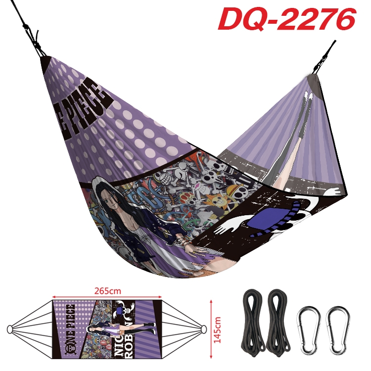 One Piece Outdoor full color watermark printing hammock 265x145cm DQ-2276