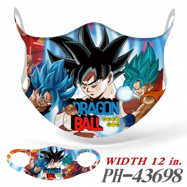 DRAGON BALL Full color Ice silk seamless Mask  price for 5 pcs PH-43698A