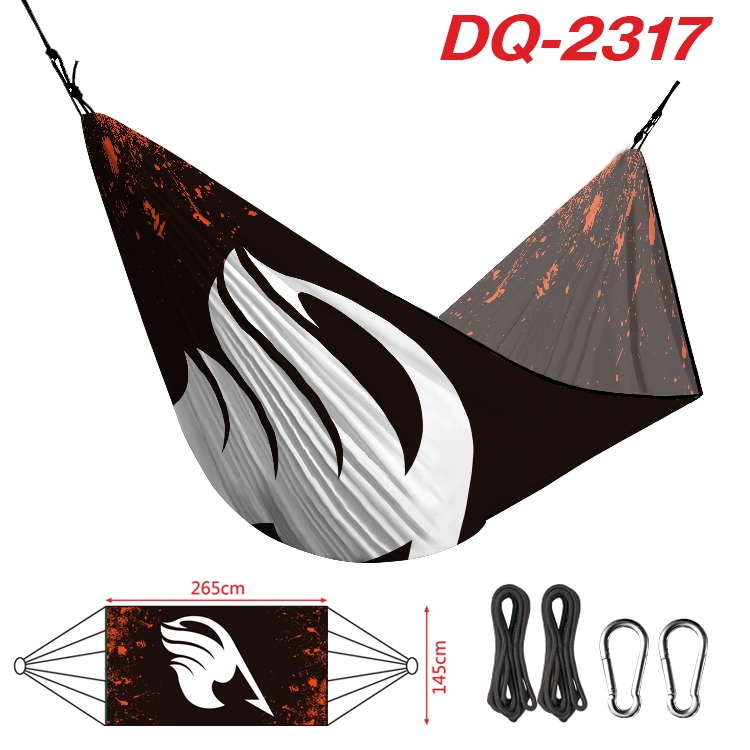 Fairy tail Outdoor full color watermark printing hammock 265x145cm DQ-2317