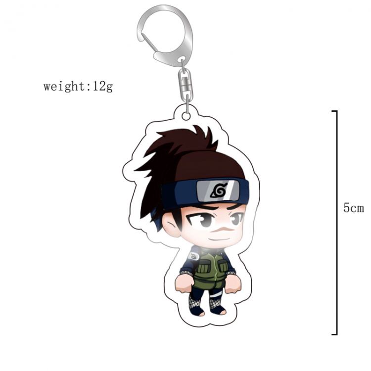 Naruto Anime acrylic Key Chain  price for 5 pcs 12093