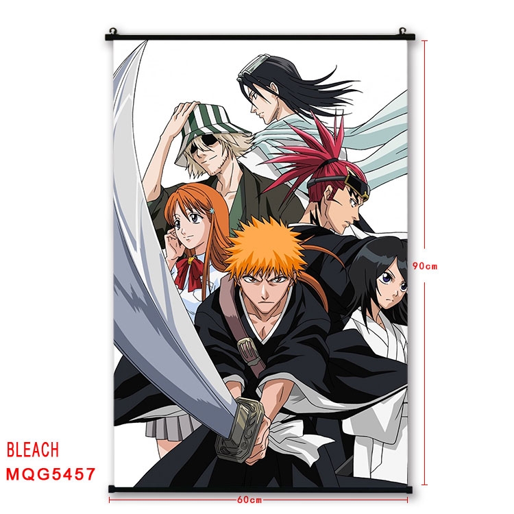 Bleach black Plastic rod Cloth painting Wall Scroll 60X90CM MQG-5457