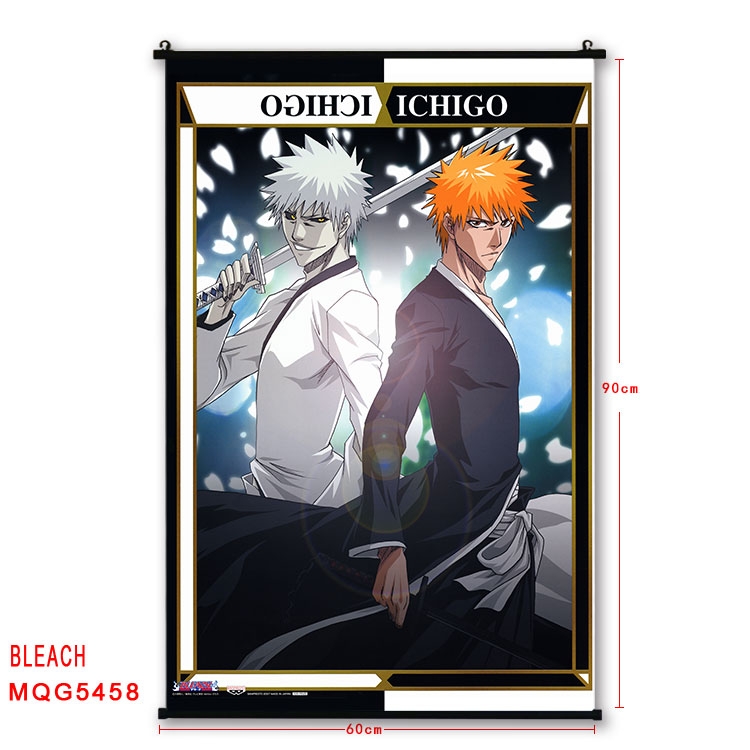 Bleach black Plastic rod Cloth painting Wall Scroll 60X90CM  MQG-5458