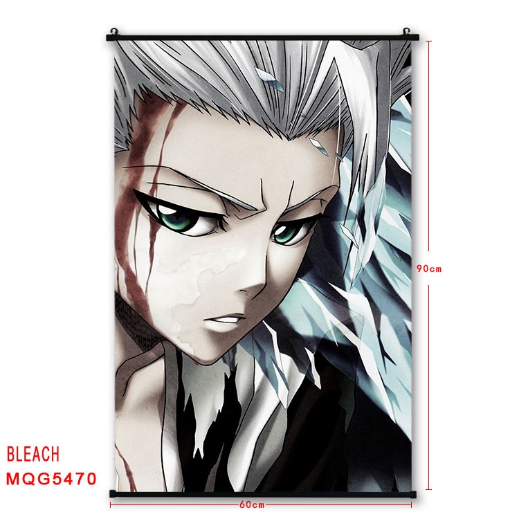 Bleach black Plastic rod Cloth painting Wall Scroll 60X90CM MQG-5470