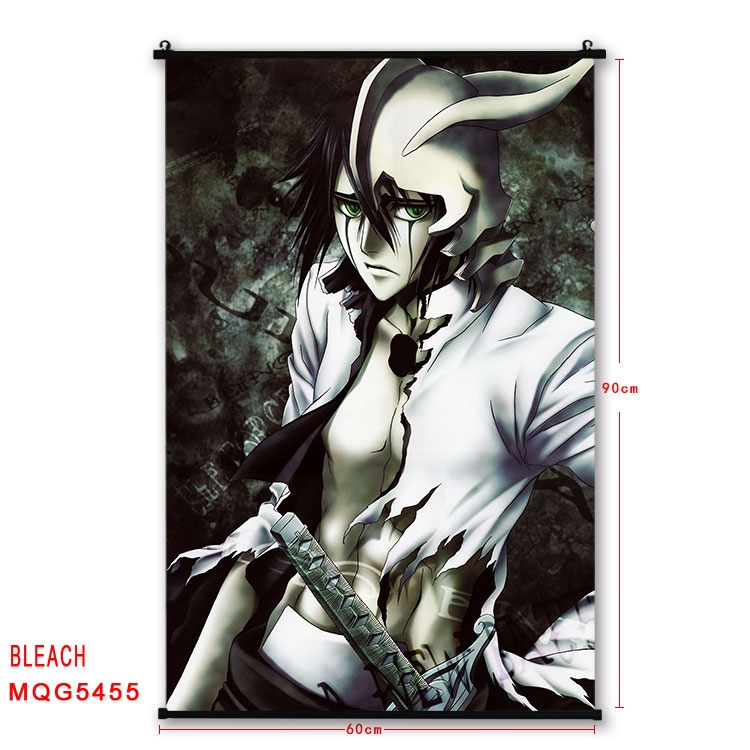 Bleach black Plastic rod Cloth painting Wall Scroll 60X90CM MQG-5455