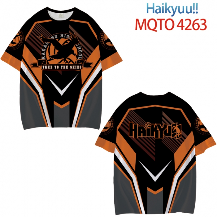 Haikyuu!! Full color printed short sleeve T-shirt from XXS to 4XL MQTO-4263-3