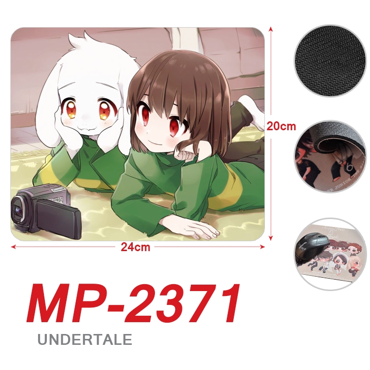 Undertale Anime Full Color Printing Mouse Pad Unlocked 20X24cm price for 5 pcs MP-2371