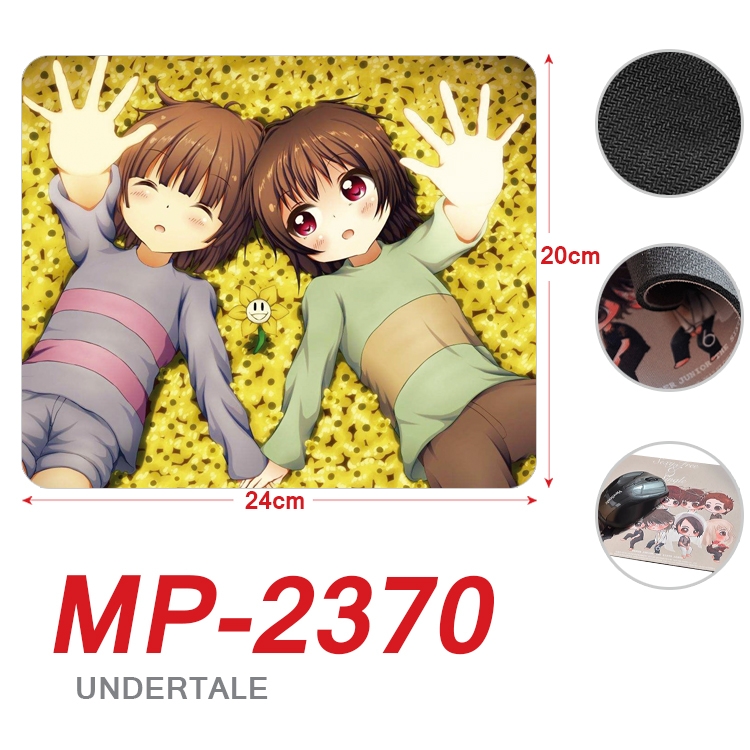 Undertale Anime Full Color Printing Mouse Pad Unlocked 20X24cm price for 5 pcs  MP-2370