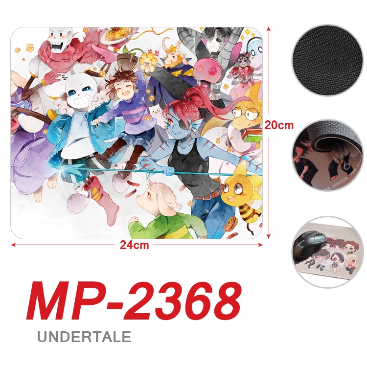 Undertale Anime Full Color Printing Mouse Pad Unlocked 20X24cm price for 5 pcs MP-2368