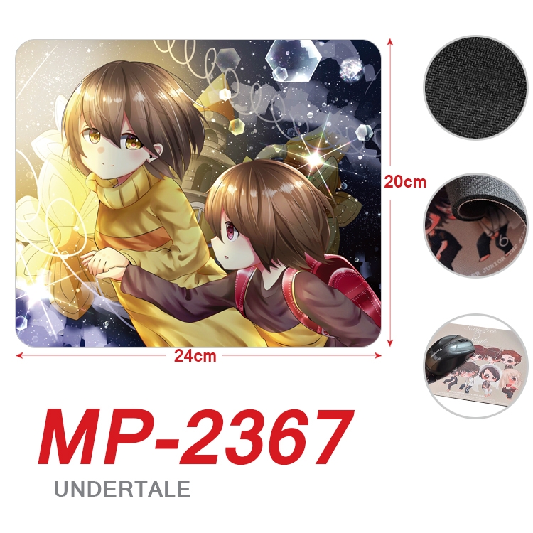 Undertale Anime Full Color Printing Mouse Pad Unlocked 20X24cm price for 5 pcs  MP-2367