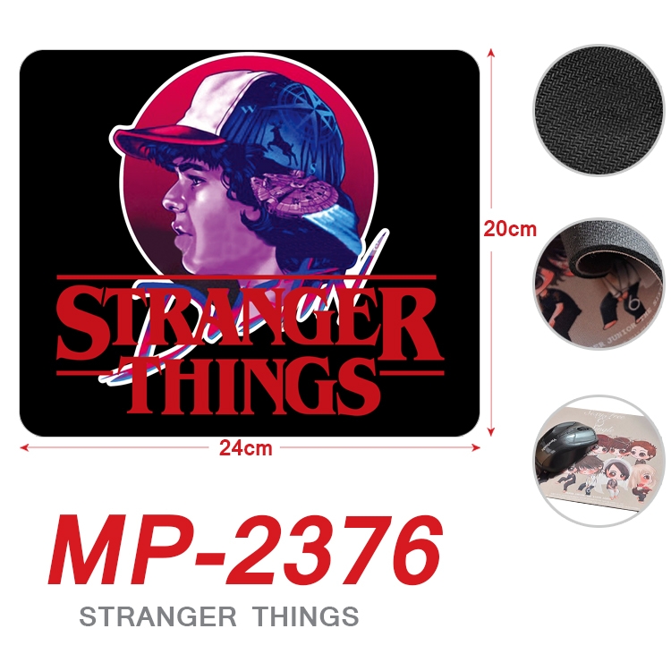 Stranger Things  Anime Full Color Printing Mouse Pad Unlocked 20X24cm price for 5 pcs MP-2376