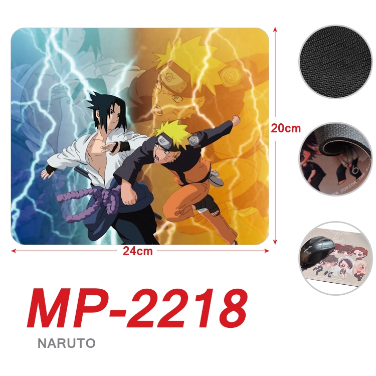 Naruto Anime Full Color Printing Mouse Pad Unlocked 20X24cm price for 5 pcs  MP-2218
