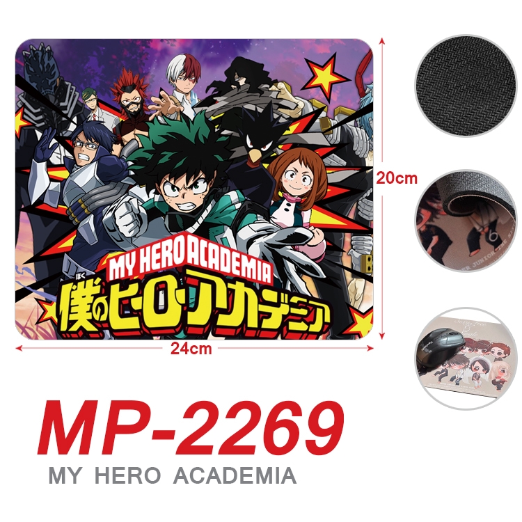 My Hero Academia Anime Full Color Printing Mouse Pad Unlocked 20X24cm price for 5 pcs  MP-2269