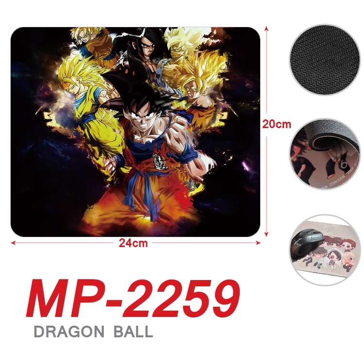 DRAGON BALL  Anime Full Color Printing Mouse Pad Unlocked 20X24cm price for 5 pcs  MP-2259