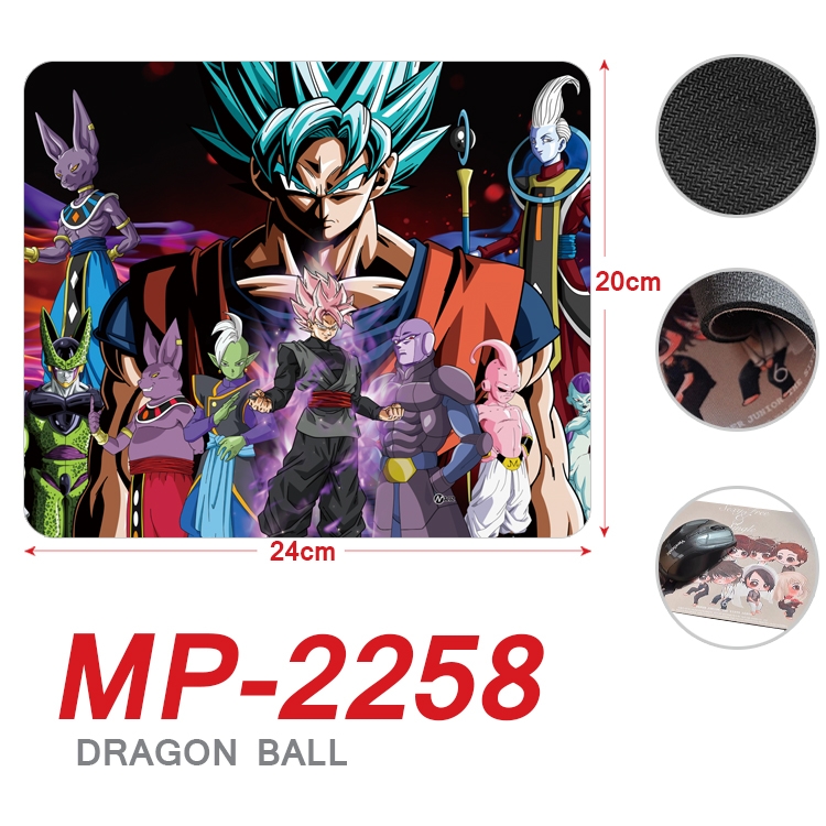 DRAGON BALL  Anime Full Color Printing Mouse Pad Unlocked 20X24cm price for 5 pcs MP-2258