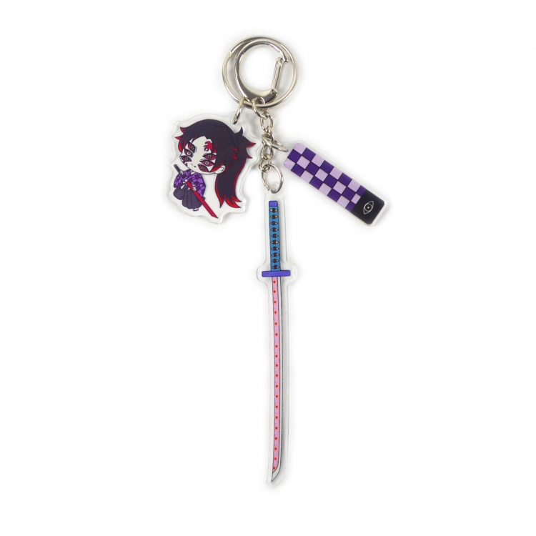 Demon Slayer Kimets acrylic key chain bag pendant decoration price for 5 pcs