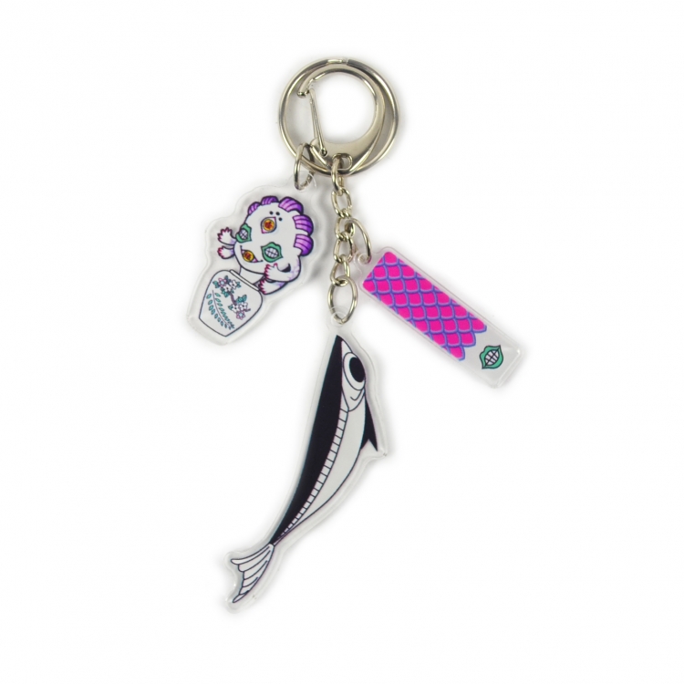 Demon Slayer Kimets acrylic key chain bag pendant decoration price for 5 pcs