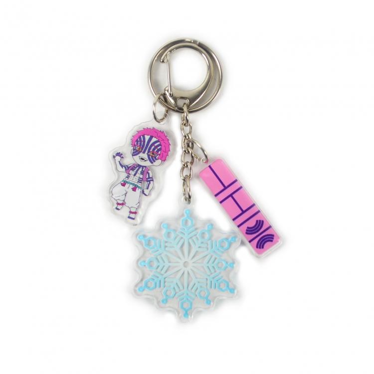 Demon Slayer Kimets acrylic key chain bag pendant decoration price for 5 pcs