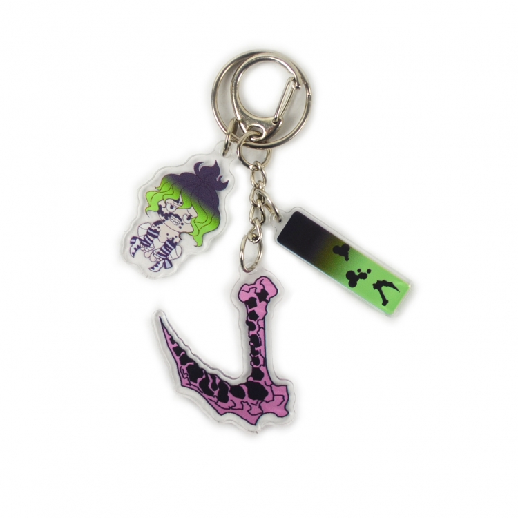 Demon Slayer Kimets acrylic key chain bag pendant decoration price for 5 pcs