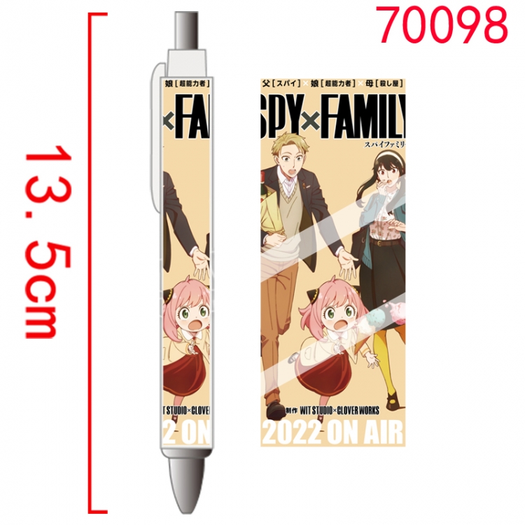 SPY×FAMILY anime peripheral student ballpoint pen  price for 5 pcs 70098
