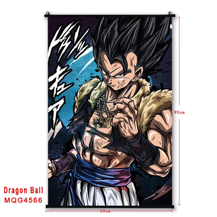 DRAGON BALL black Plastic rod Cloth painting Wall Scroll 60X90CM   MQG-4566