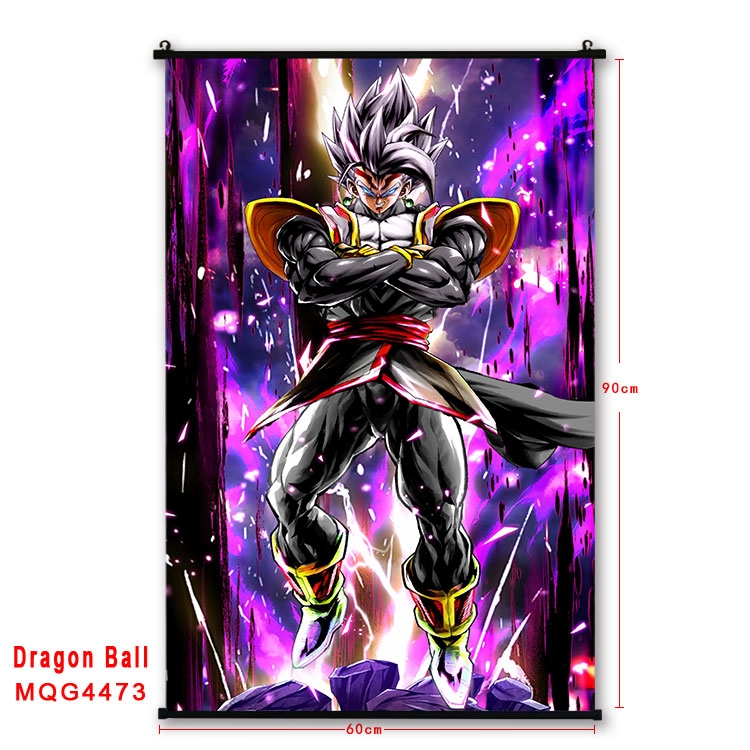 DRAGON BALL black Plastic rod Cloth painting Wall Scroll 60X90CM MQG-4473