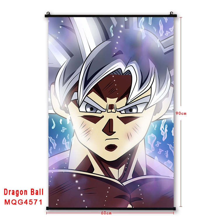 DRAGON BALL black Plastic rod Cloth painting Wall Scroll 60X90CM  MQG-4571