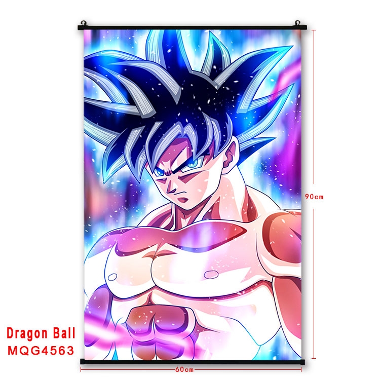 DRAGON BALL black Plastic rod Cloth painting Wall Scroll 60X90CM  MQG-4563