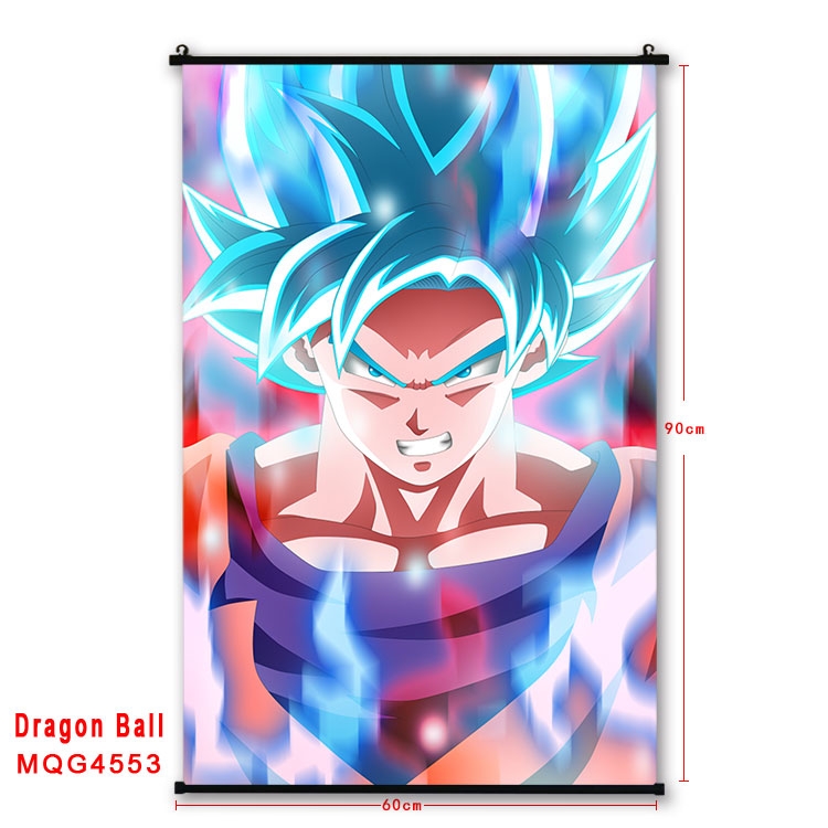 DRAGON BALL black Plastic rod Cloth painting Wall Scroll 60X90CM   MQG-4553