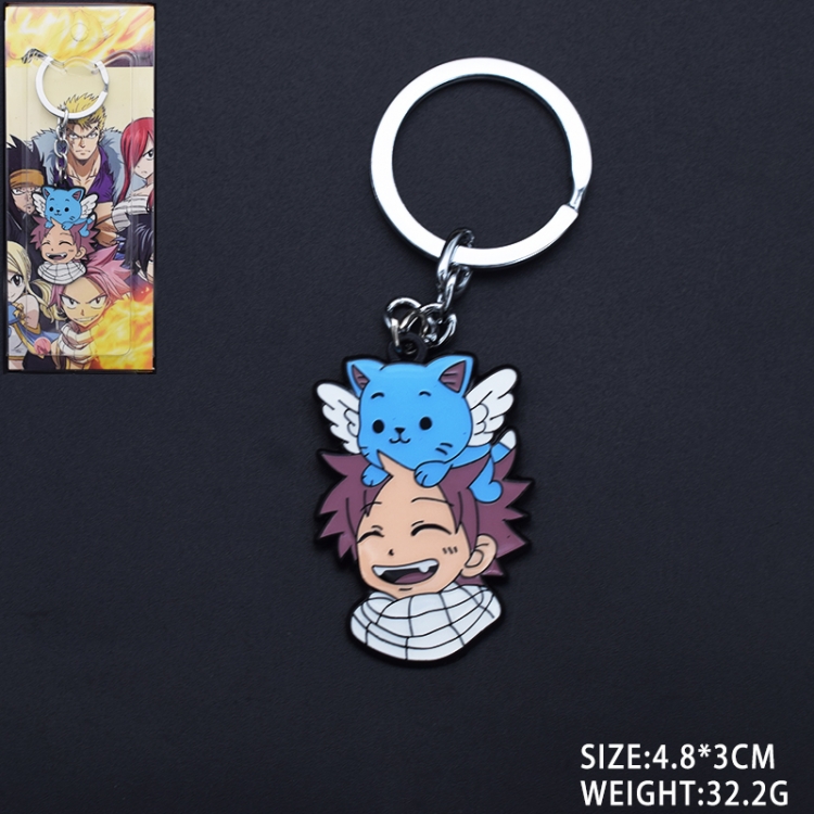 Fairy tail Anime cartoon Key Chain school bag pendant