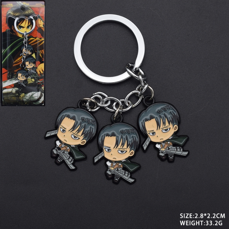 Shingeki no Kyojin Anime cartoon skewers Key Chain school bag pendant