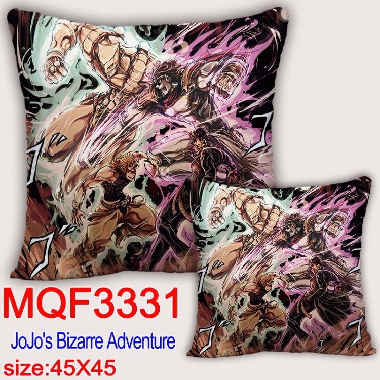 JoJos Bizarre Adventure  Anime square full-color pillow cushion 45X45CM NO FILLING MQF-3331
