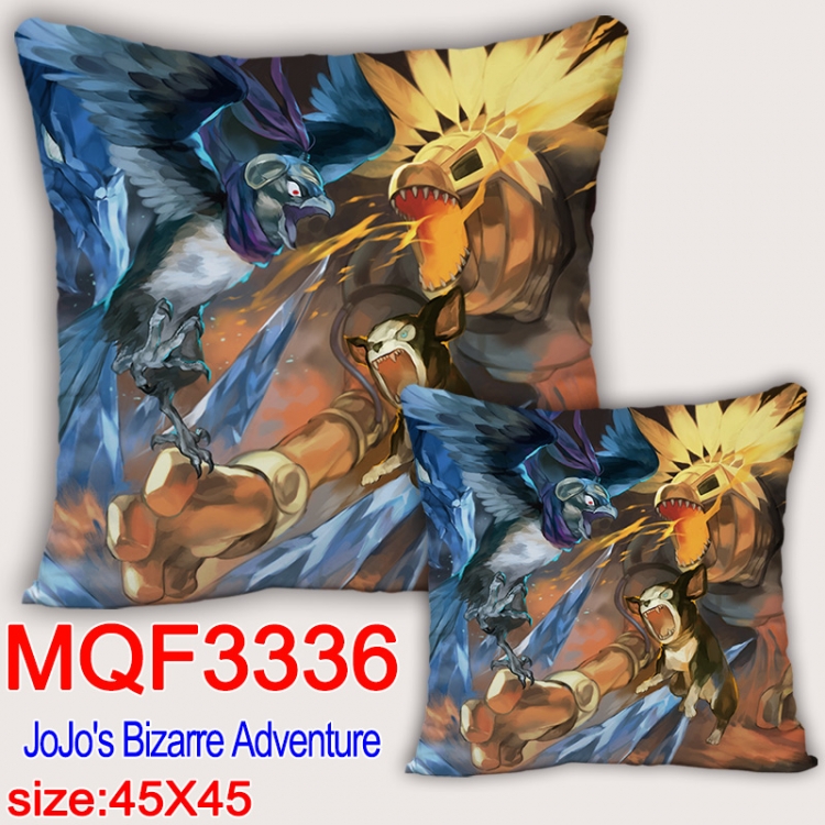 JoJos Bizarre Adventure  Anime square full-color pillow cushion 45X45CM NO FILLING MQF-3336