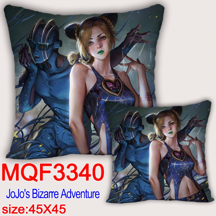JoJos Bizarre Adventure  Anime square full-color pillow cushion 45X45CM NO FILLING MQF-3340