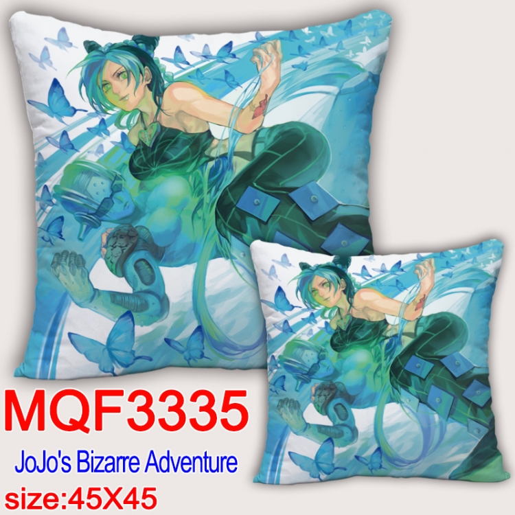 JoJos Bizarre Adventure  Anime square full-color pillow cushion 45X45CM NO FILLING MQF-3335